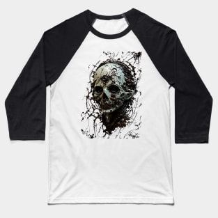 Nightmare's Delight: Haunting Zombie Halloween Spectacle Baseball T-Shirt